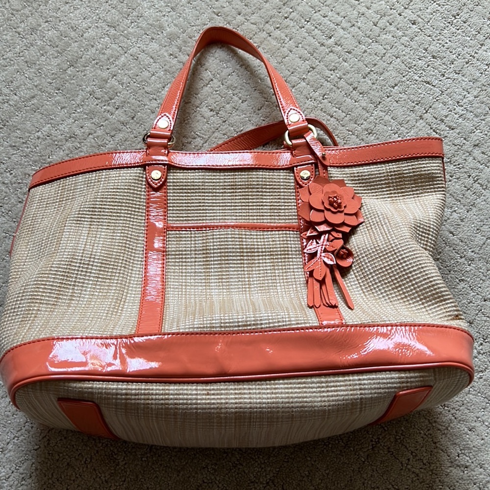 Cole Haan Straw Tote Bag- great condition!